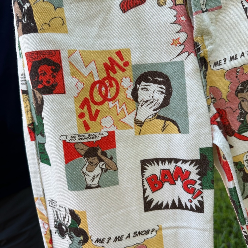 Comic High Rise Straight Long Jeans - Picture 8 of 9